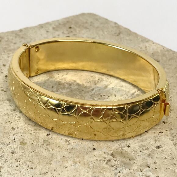 Rare Vintage Silpada Pebble Dragon Scale Cuff Statement Cuff Bracelet Textured